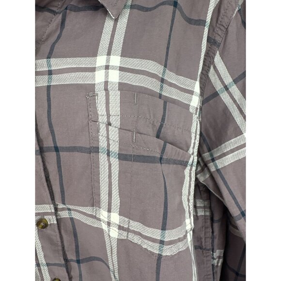 Carhartt Women's 103085 Roll Tab Sleeve Fairview Plaid Shirt Size XXL - Picture 4 of 14